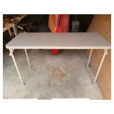 Folding Table 48"L 20"W 28"T
