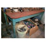 Farmhouse Dining Table 63ï¿½"L 38"W 28"T (without