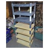 Plastic 7-Tier Shelf  22"L 17"W 52"T