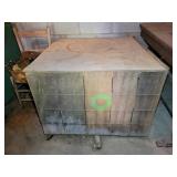 Wooden Crate  w/ Contents 39"L x 39"W x28" tall