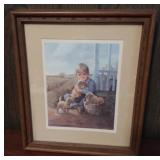 N. Johansen Struck boy with puppy