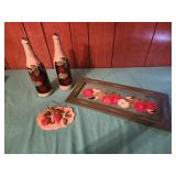 18.5x9 glass Apple decor, 12" Apple decor