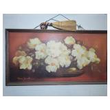 Framed Floral Print by Mariam Barnett 50"x26ï¿½"