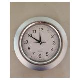 10" silvertone wall clock