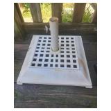 Umbrella stand white