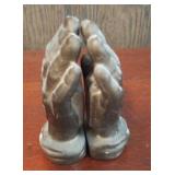 Praying hands salt and pepper shaker set