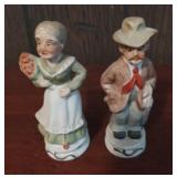 Vintage grandma and grandpa figurines