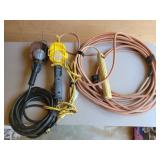 Extension Cord & (2) Shop Lights