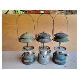 (3) Coleman Lanterns