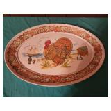 Vintage Brookpark Melamine Turkey Platter  ~