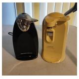 Black & Decker and Hamilton Beach can openers.