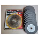 (24) 7" Abrasive Disks & 10" Circular Saw Blade
