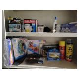 Contents of Cabinet- Pool Floats, Temple Fork,