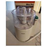 Krups Mini Pro mini food processor. Powers on