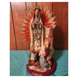 16" Our Lady of Fatima light up figure