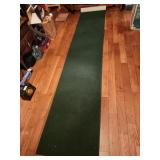 115" hall rug runner 22" wide, dark green