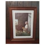 A. Schring framed artwork 19 3/4 x 25 3/4