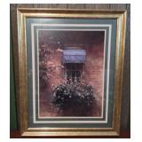 Donny Finley signed framed artwork 26 x 31.5