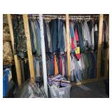 Entire Contents of Closet & Totes of Hangers