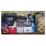 Contents of Tabletop- Coolers, Baskets,