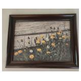 14x11 Janet Montgomery wildflowers wall art