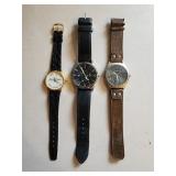 Adexe mens watch, 3 vintage watches