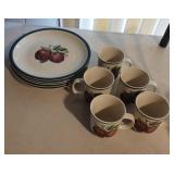 Casuals by  China Pearl dinner plates and cups