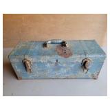 Metal Tool Box w/ Tools-