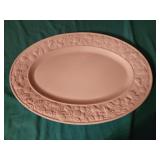 20x14 white ceramic platter Arcadia Euro Ceramica