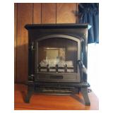 Portable decor flame electric heater 17 x 20.5 x