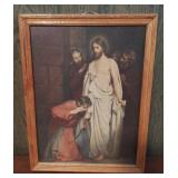 Carl Bloch reproduction print 13 3/4 x 17.5