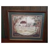 The Lord is my shepherd framed wall decor