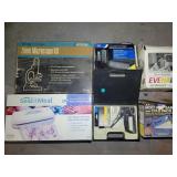 Microscope Kit, Vacuum Sealer, Air Booster,