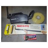 Oreck XL, Tape Roll, Wagner Paint Roller &