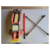 2 Ton Floor Jack & 4-way