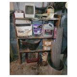 Contents of Shelf- Coal BucketHeater, Wall