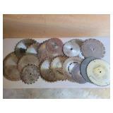 16 Assorted Circular Saw Blades 7ï¿½", 10" & 12"