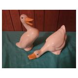 9" ceramic geese