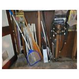 Contents of Wall / Floor- Paddle, Can Crusher,