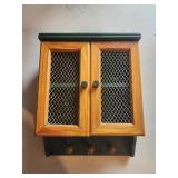 9.5x13x4 small green wall cabinet
