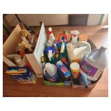 Large cleaning supply lot