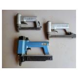 (3) Pneumatic Brad Nailers