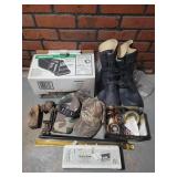 Oreck Power Brush, sz 12 Rubber Boots, Hammer