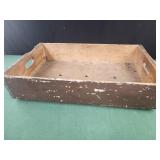 25x6x15 wooden crate vtg