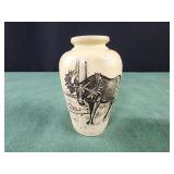 4ï¿½ hand engraved family of moose on a small