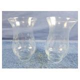 Princess House oil lamp globes