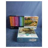 3 puzzles including Country Life, Vivid