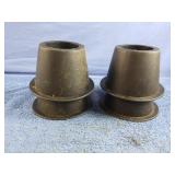 Set of 4 round bed risers