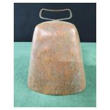Vintage farm ranch cowbell 7" tall