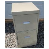 2 drawer metal file cabinet